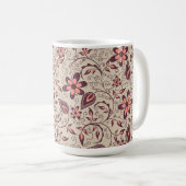 Eine Keramiktasse mit beigem Hintergrund Kaffeetasse (VorderseiteRechts)