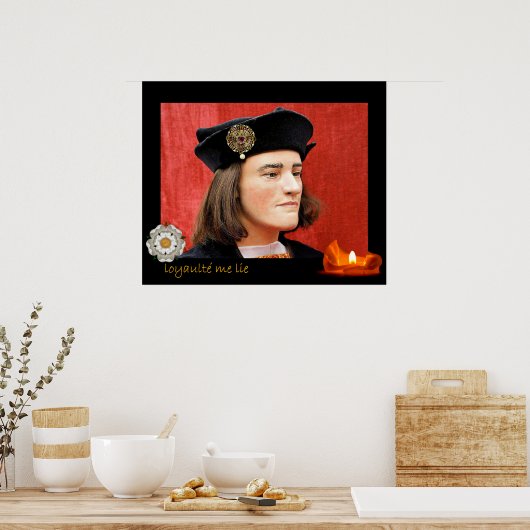 Eine Kerze für Richard III Poster (Küche)
