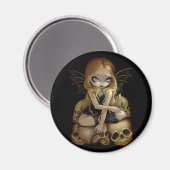 "Eine Kerze im Dunkeln" Magnet (Vorderseite/Rückseite)