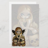 "Eine Kerze im dunklen" Briefpapier (Vorne/Hinten)