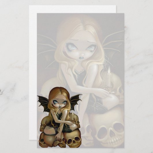 "Eine Kerze im dunklen" Briefpapier (Vorne/Hinten)