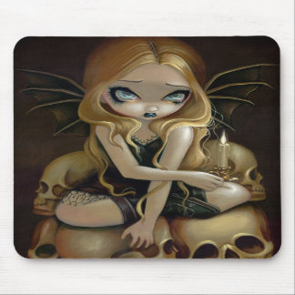 "Eine Kerze im dunklen" Mousepad