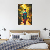 Eine Kimono-Strahlung Leinwanddruck (Insitu (Schlafzimmer))