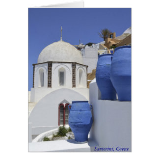 Eine Kirche in Santorin, Griechenland