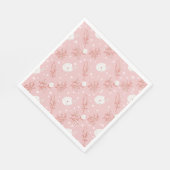 Eine Kirschblütenpapier-Serviette Serviette (Ecke)