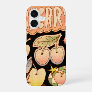 Eine Kirsche / Kirsch-Illustrationen iPhone 16 Hülle