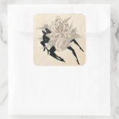 Eine Klage Quadratischer Aufkleber (Tasche)