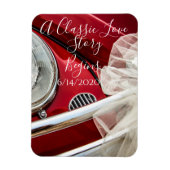 Eine klassische Autogeschichte Save the Date Magnet (Vertikal)