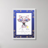 Eine klassische Cat Fun Leinwand Print (Vorderseite)