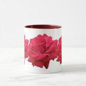 Eine klassische Rote Rose Tasse (Zentrum)