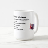 Eine klassische Tasse mit den U.S. Rechtsschein. (VorderseiteRechts)