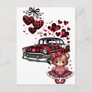 EINE KLASSISCHE VALENTINS-LIEBE FÜR DICH 2 POSTKARTE