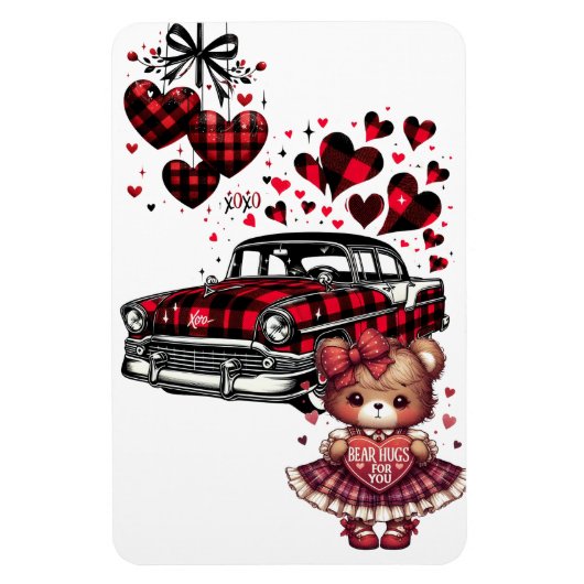 EINE KLASSISCHE VALENTINSLIEBE FÜR DICH 2 MAGNET (Vertikal)
