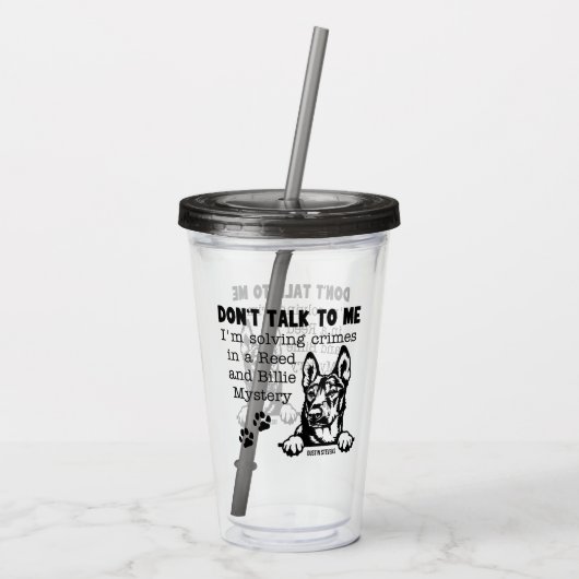 Eine Klaue, ein Dustin Stevens-Mystery lesen Acryltrinkbecher (Rückseite)