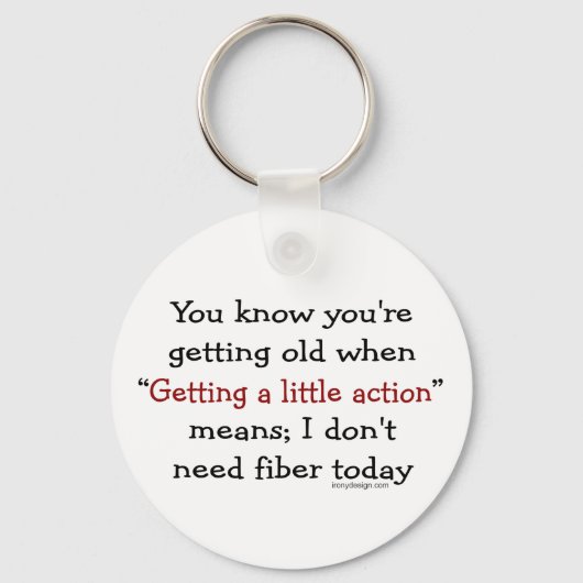 Eine kleine Aktion für Senioren Schlüsselanhänger (Vorderseite)