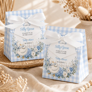 Eine kleine alberne Gans Blue Cottagecore-Baby-Par Geschenkschachtel