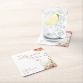 Eine kleine Alberne Gänsehinderdusche Rechteckiger Pappuntersetzer (Vor Ort)