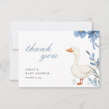 Eine kleine Alberne Gänsejunge Babydusche