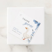 Eine kleine Alberne Gänsejunge Babydusche Geschenkanhänger (Beispiel)