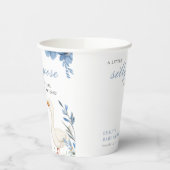 Eine kleine Alberne Gänsejunge Babydusche Napkins Pappbecher (Links)