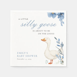 Eine kleine Alberne Gänsejunge Babydusche Napkins Serviette
