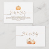 Eine kleine Anfrage für das Baby-Duschbad von Pump Begleitkarte (Vorne/Hinten)