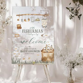 Eine kleine Aquarelldusche für Fischer Acrylschild