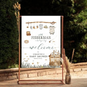 Eine kleine Aquarelldusche für Fischer Poster