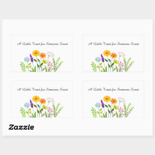 Eine kleine Aufmerksamkeit für jemanden Süßes Rechteckiger Aufkleber