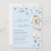 Eine kleine Baby Kleidung Baby Dusche Einladung (Vorderseite)