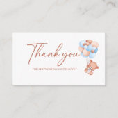 Eine kleine Babydusche danke Begleitkarte (Vorderseite)