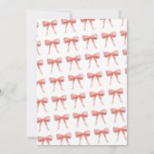 Eine kleine Babydusche Einladung (Rückseite)