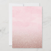 Eine kleine Babydusche Einladung (Rückseite)