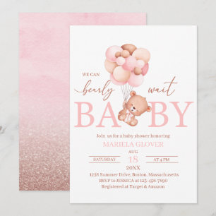 Eine kleine Babydusche Einladung