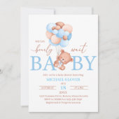 Eine kleine Babydusche Einladung (Vorderseite)