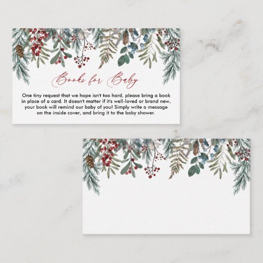 Eine kleine Babydusche für eine Babykarte Begleitkarte (Vorne/Hinten)