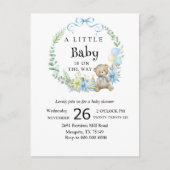 Eine kleine Babydusche Postkarte (Vorderseite)