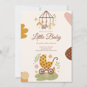 Eine kleine Babyhanddusche Zeichne Einladung (Vorderseite)