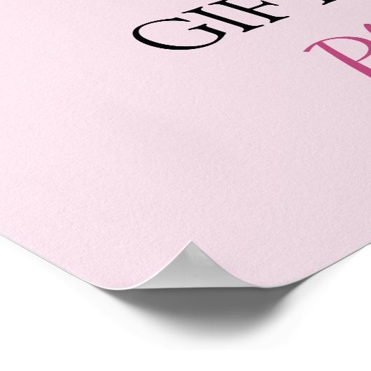 Eine kleine Ballerina befindet sich auf dem Weg zu Poster (Ecke)