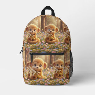 Eine kleine Banane, ein großes Abenteuer Bedruckter Rucksack