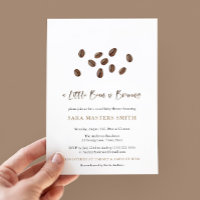 Eine kleine Bean braut eine moderne Kaffee-Babydus