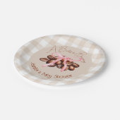 Eine kleine Bean braut Pappteller (Schrägansicht)