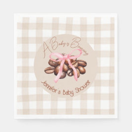 Eine kleine Bean braut Serviette