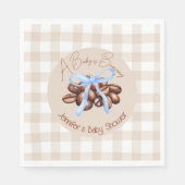 Eine kleine Bean braut Serviette (Vorderseite)