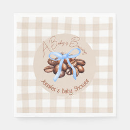 Eine kleine Bean braut Serviette