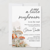 Eine kleine, bezaubernde Mushroom Baby Dusche Einladung (Vorderseite)