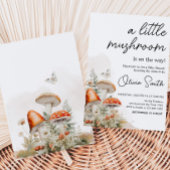 Eine kleine, bezaubernde Mushroom Baby Dusche Einladung