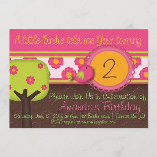 Eine kleine Birdie Einladung