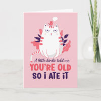 Eine kleine Birdie erzählte mir Funny Cat Lover Ge
