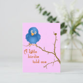 Eine kleine Birdie-Momism-Postkarte Postkarte (Stehend Vorderseite)
